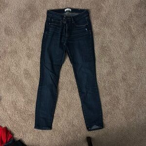 The loft curvy skinny jeans